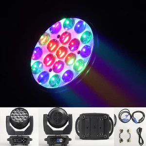 Новая версия светодиодного освещения CTO ECO, 19x15 Вт, 2 шт.лот, 4 шт.лот, прожектор с подвижной головкой, высокий стандарт, прожектор с подвижной головкой