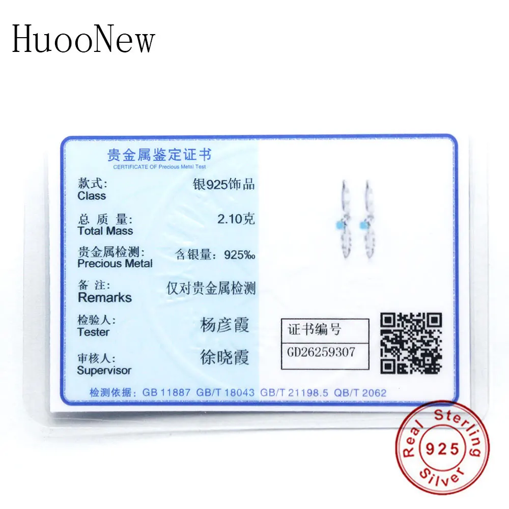 Женские серьги гвоздики в виде сердца Серебристые богемском стиле с синей эмалью