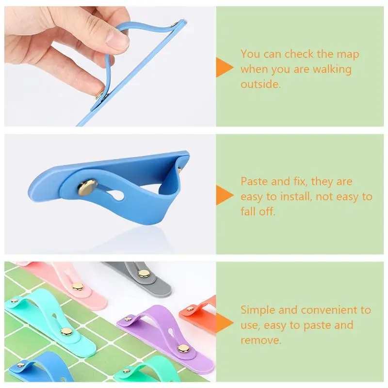 

6 Pcs Nonslip Phone Brackets Phone Holders Stylish Mobile Phone Brackets