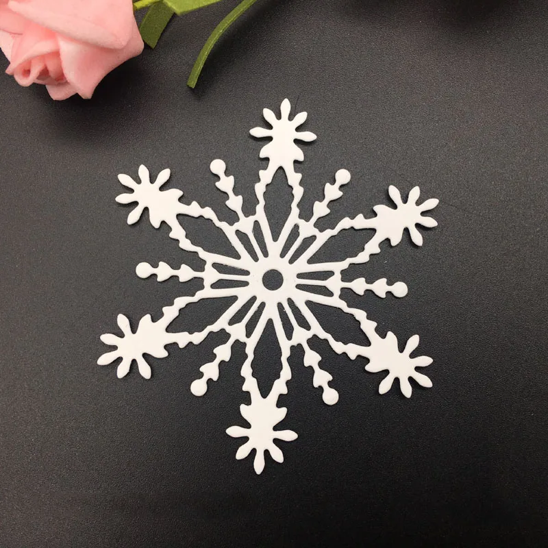 3 шт зимние снежинки металлические режущие штампы для DIY Скрапбукинг фото