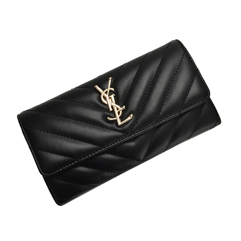 

Women Wallets Fashion Long Leather Top Quality Card Holder Classic Female Purse Zipper Brand Wallet For Women