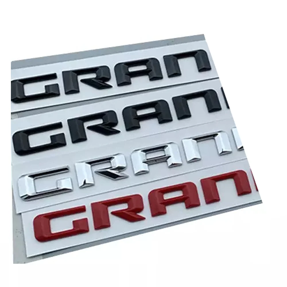 

2pc OEM For Grand Cherokee Front Left & Right Door Side Emblem Nameplate Badge Logo Letters Sticker