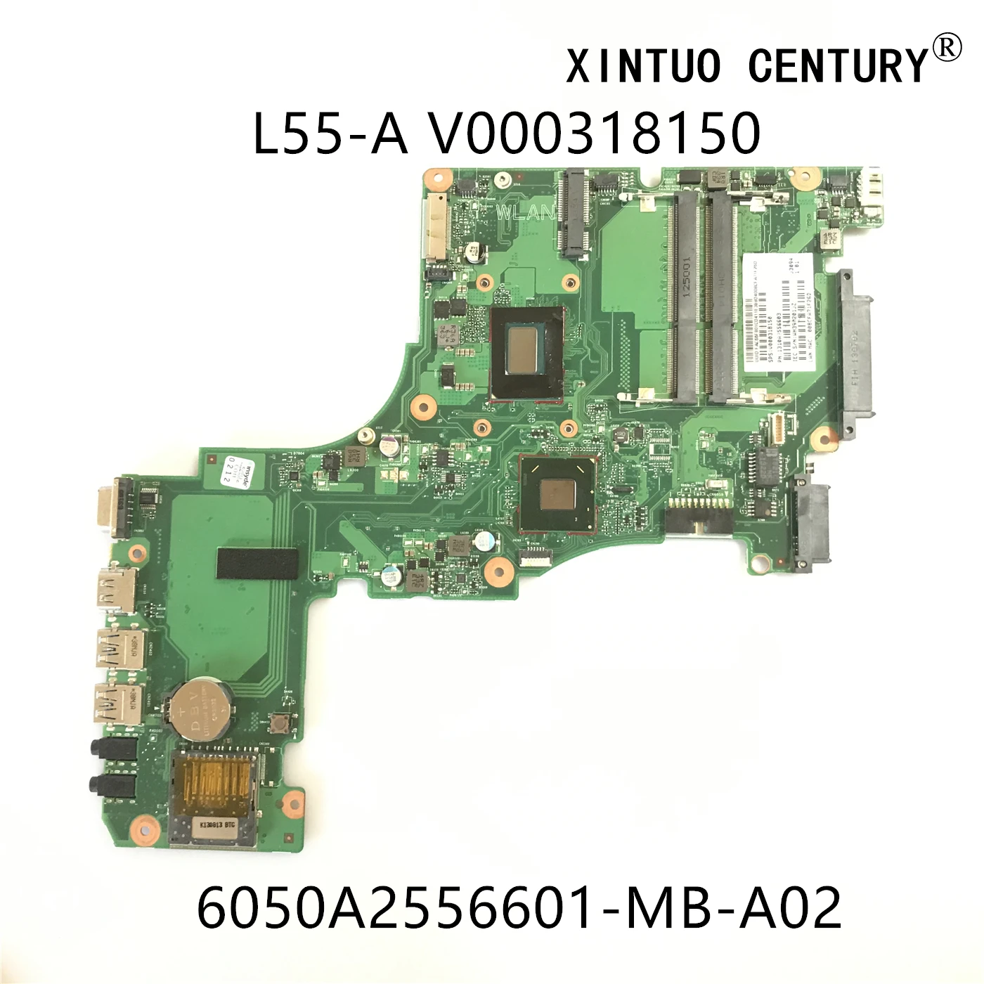 

V000318150 для Toshiba Satellite L55T-A52XX L55-A материнская плата для ноутбука 6050A2556601-MB-A02 W/ I5-3337U CPU ddr3100% протестированная работа