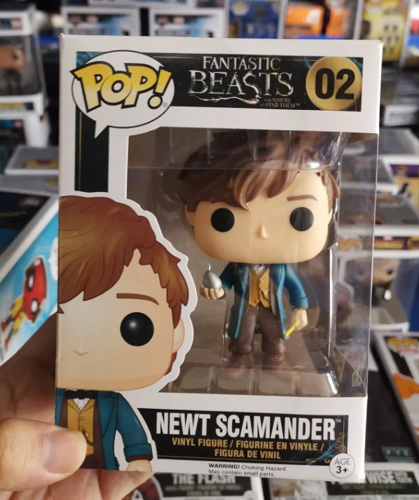 Funko Pop с фантастическими животными и где их найти 10 см NEWT SCAMANDER NIFFLER Thestral Pickett виниловые фигурки модель игрушки - Цвет: 02 with box