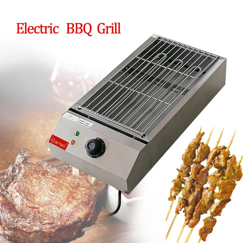 

Qianmai Stainless Steel Eectric BBQ Grill For Home and Commercial Use