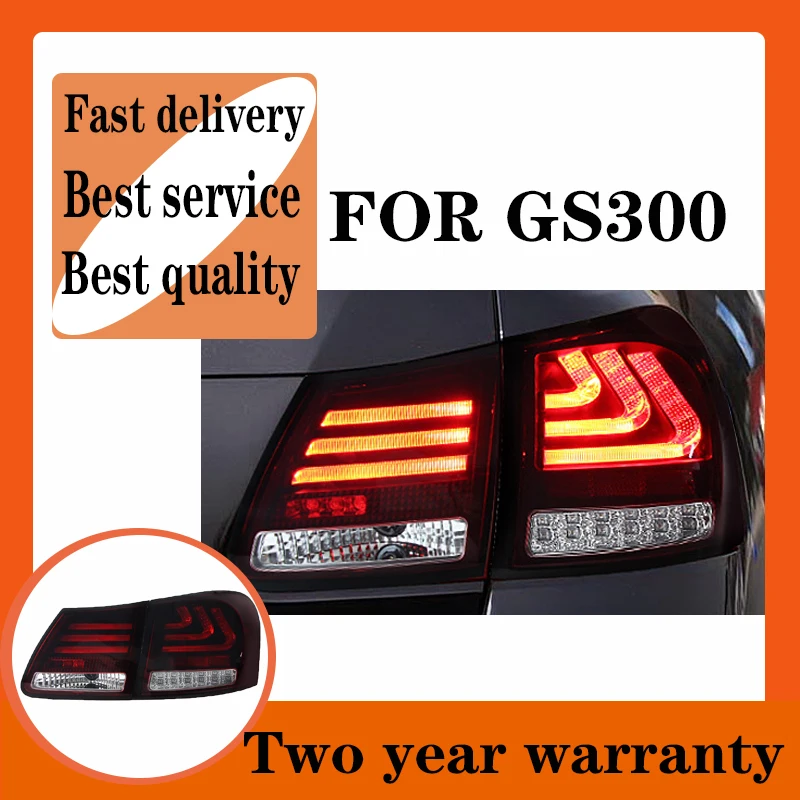Car Styling for Lexus GS300 Tail Light 2004-2011 Tail Lamp LED DRL Signal Brake Reverse auto Accessories