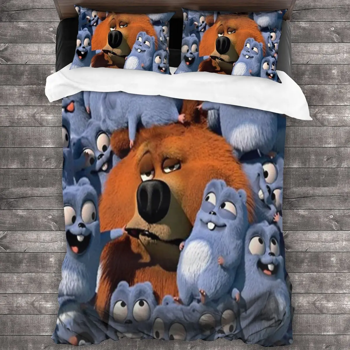 

Grizzy And The Lemmings 1 Linens Bedspread Bedding Set Duvet Cover Bed Cover Cushion Covers Couple Bed Quilt