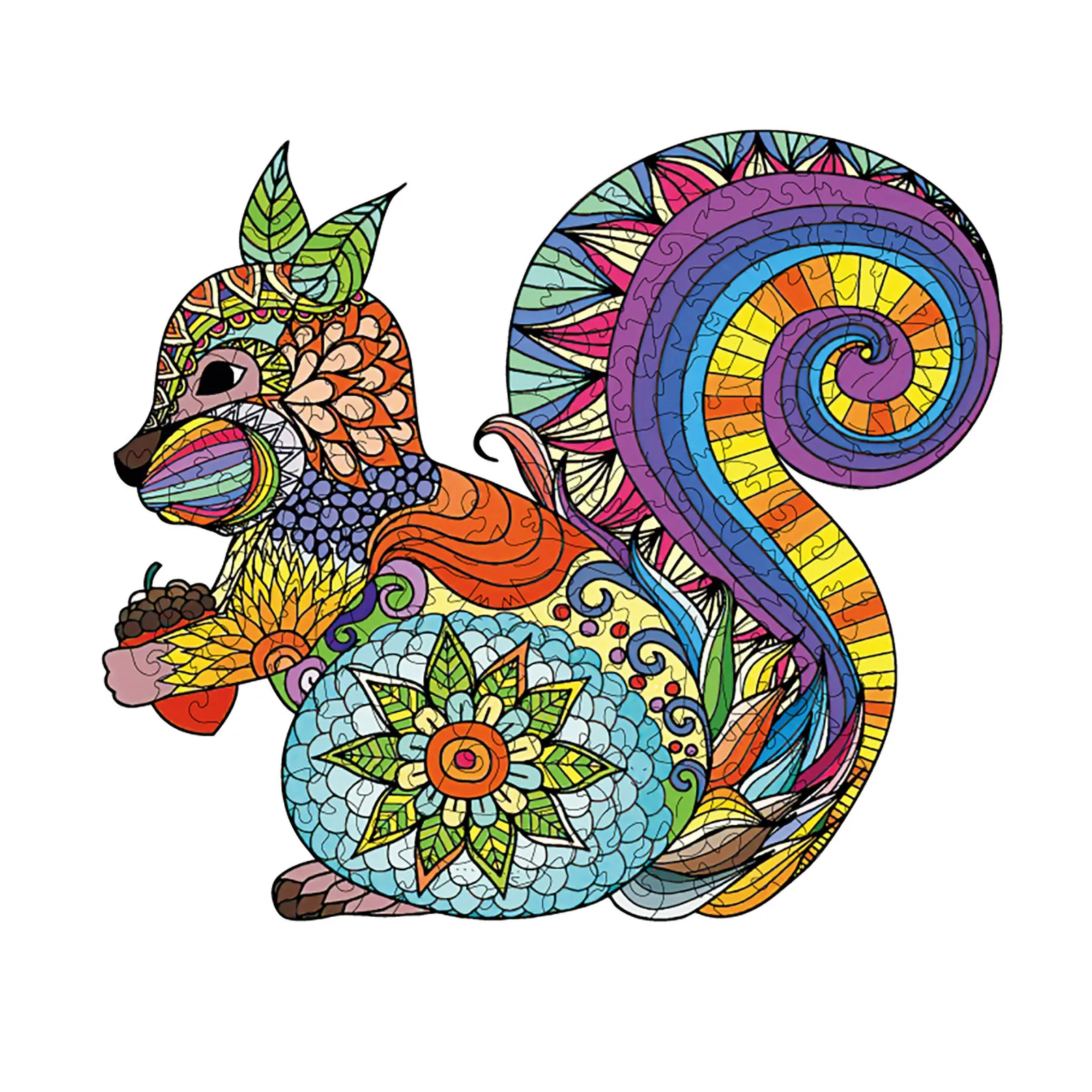 

Wooden Puzzle Unique Shape Pieces 3d Animal Puzzle Gift For Adults And Kids Parent-child Toys Educational Toy Kinderspielzeug