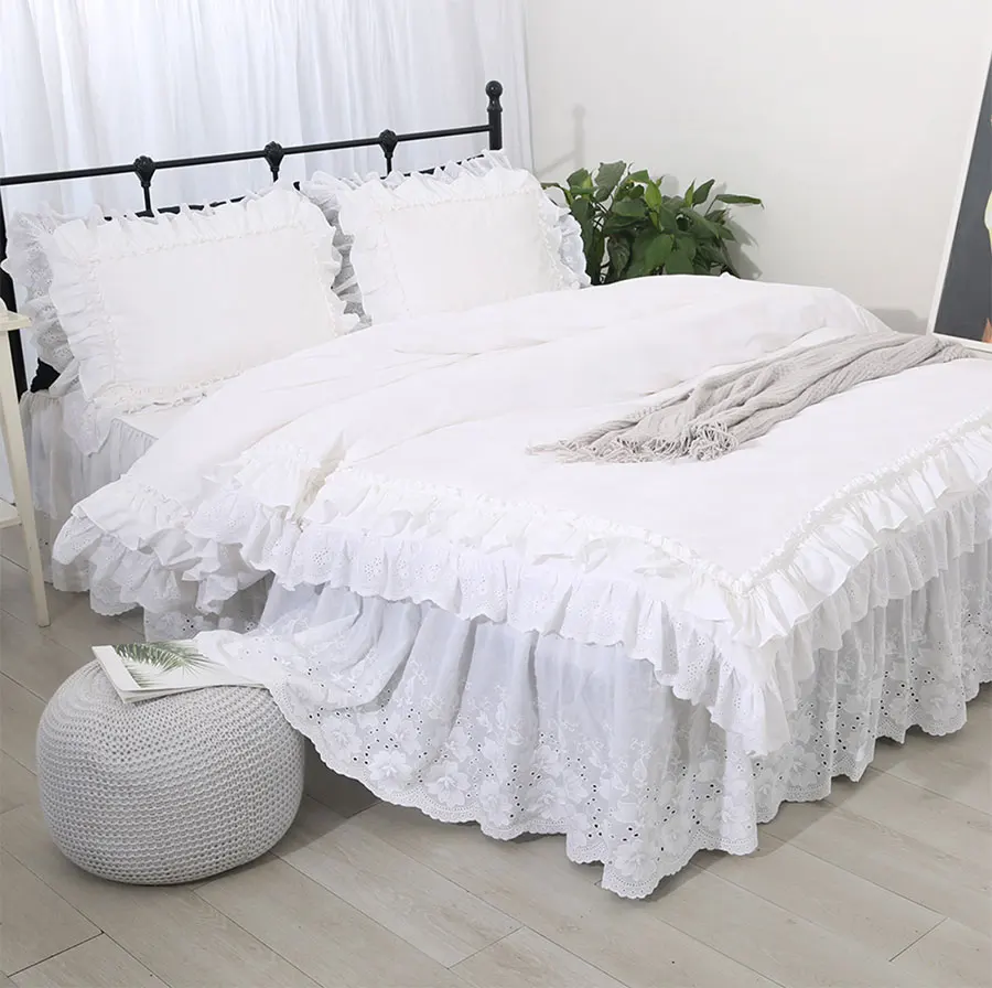 Платье принцессы с сеточкой для постельных принадлежностей Твин хлопок