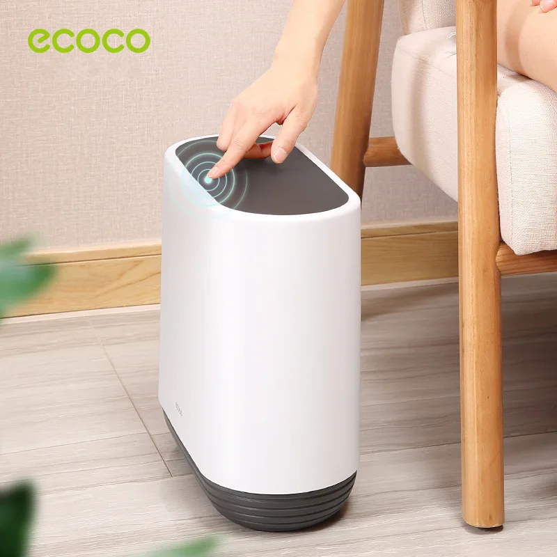 Ecoco большая емкость 10л мусорные баки для кухни Ванная комната Туалет мусорное