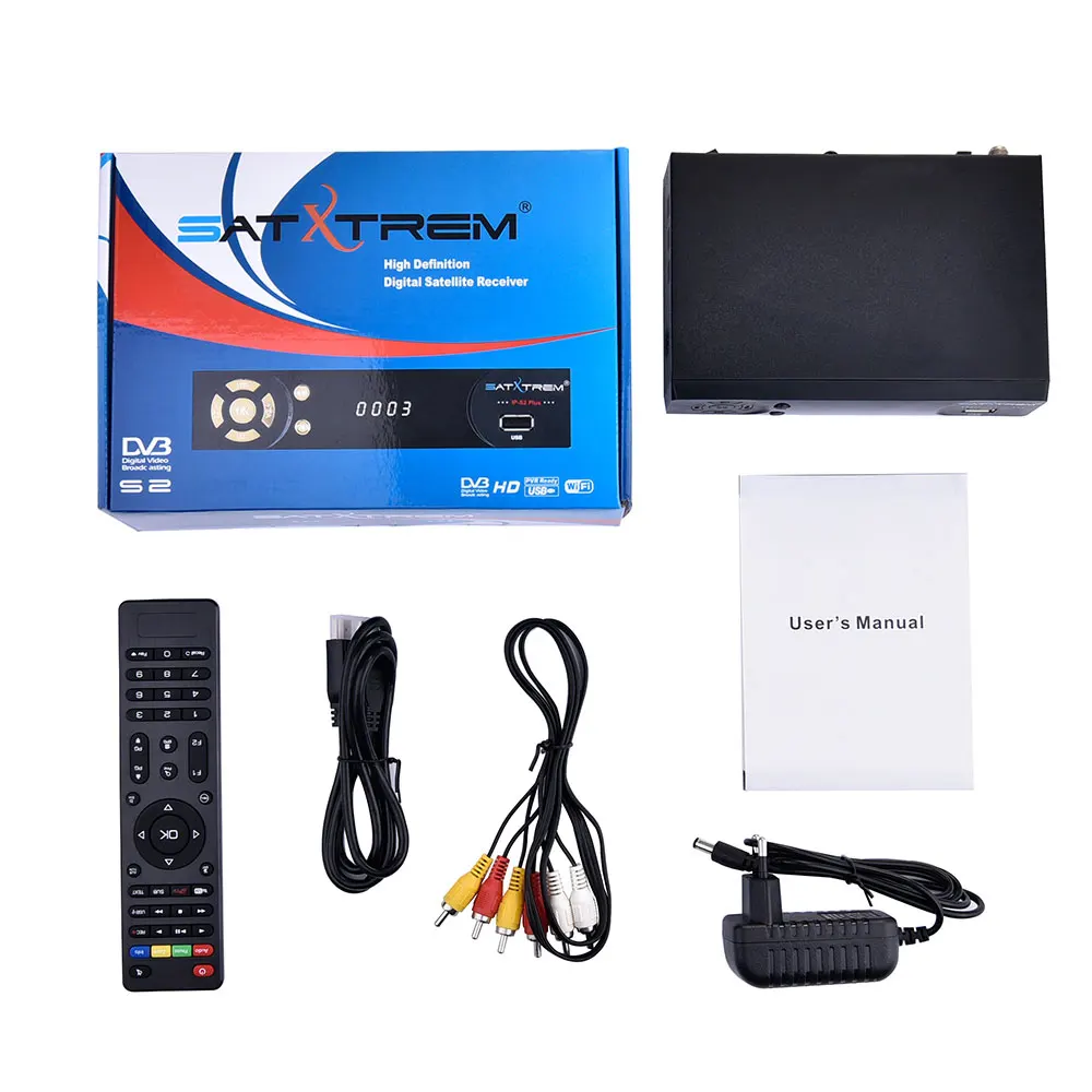 Satxtrem IPS2 плюс спутниковый ресивер DVB-S DVB-S2 цифровой рецептор поддержка Ccam Испания m3u каналы Россия меню AC3 ТВ-тюнер