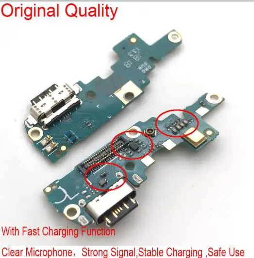 Original Quality Usb зарядный порт зарядное устройство док-станция Антенна Разъем микрофон гибкий кабель плата для Nokia X6/6,1 Plus TA-1099/1103 - Цвет: Original Quality