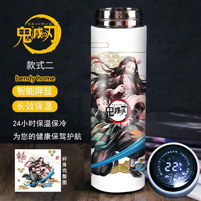 

Demon Slayer Cosplay Kimetsu No Yaiba Cosplay Stainless Steel Double-Wall Thermos Cup with Intelligent Display Temperature Gift
