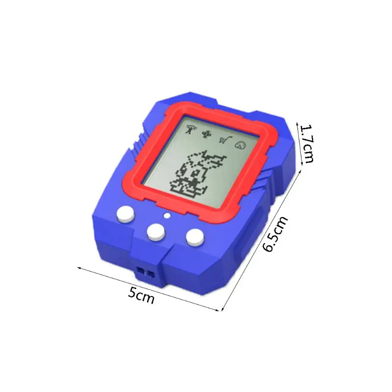 

Mini Electronic Pets Toys with Keychain 90S 9 Pets in One Virtual Cyber Funny Christmas Gift for Kids Adults A2UB
