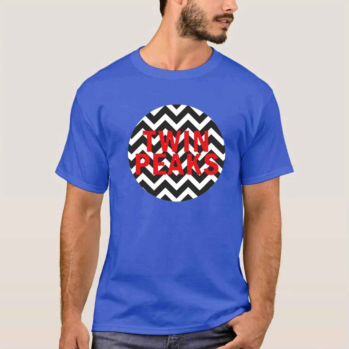 

Newest 2020 Summer Twin peaks Logo 100% Cotton Streetwear Tee Shirt Present Homme Tops Tees S-4XL
