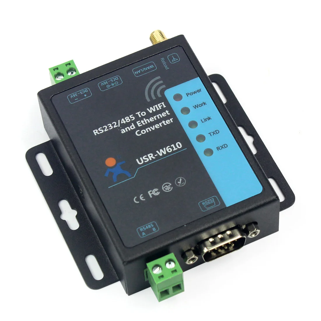 USR-W610 к Wi-Fi Ethernet беспроводной конвертер RS232 RS485 последовательный сервер поддержка
