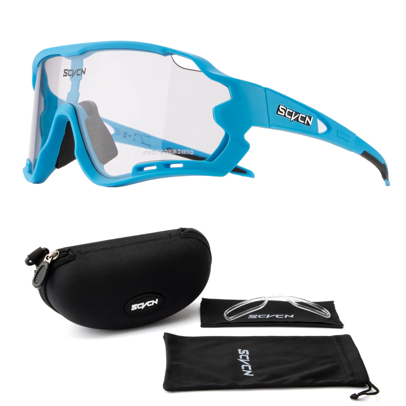 2022 мужские женские фотохромные велосипедные очки с 1 линзой для горного