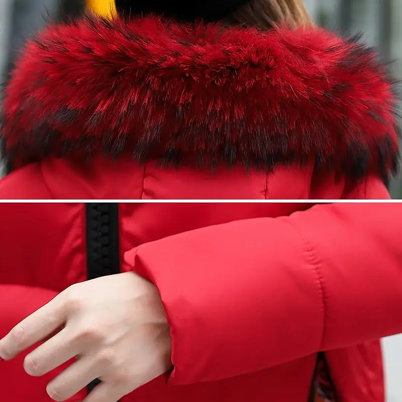 

Fur Coat Winter Jacket Parka Women Plus Size Long Cotton Casual Slim Solid Hoodies Women Jacket Coat 2020 New Jackets Female