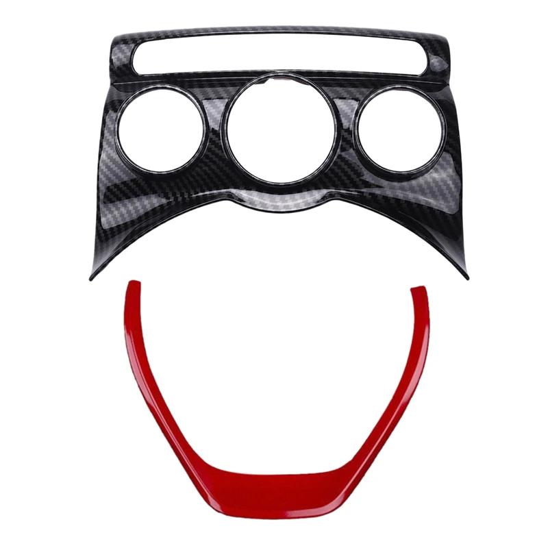 2 шт., автомобильные аксессуары: 1 шт. Обложка центральной приборной панели и 1 шт. наклейка на руль, Обложка