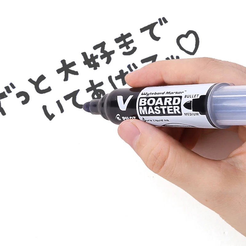 6 шт. ручки для белой доски PILOT с круглой головкой чернила большой емкости WBMAVBM