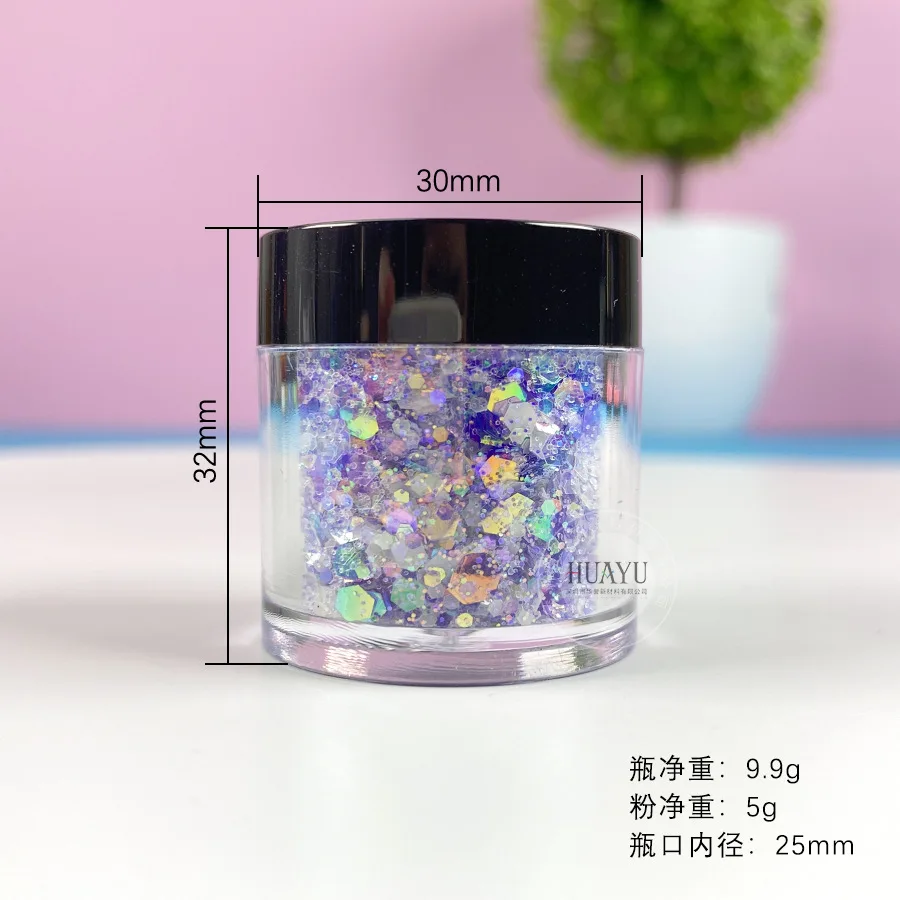 Блестки для ногтей и лица 12 цветов 1 коробка | Красота здоровье