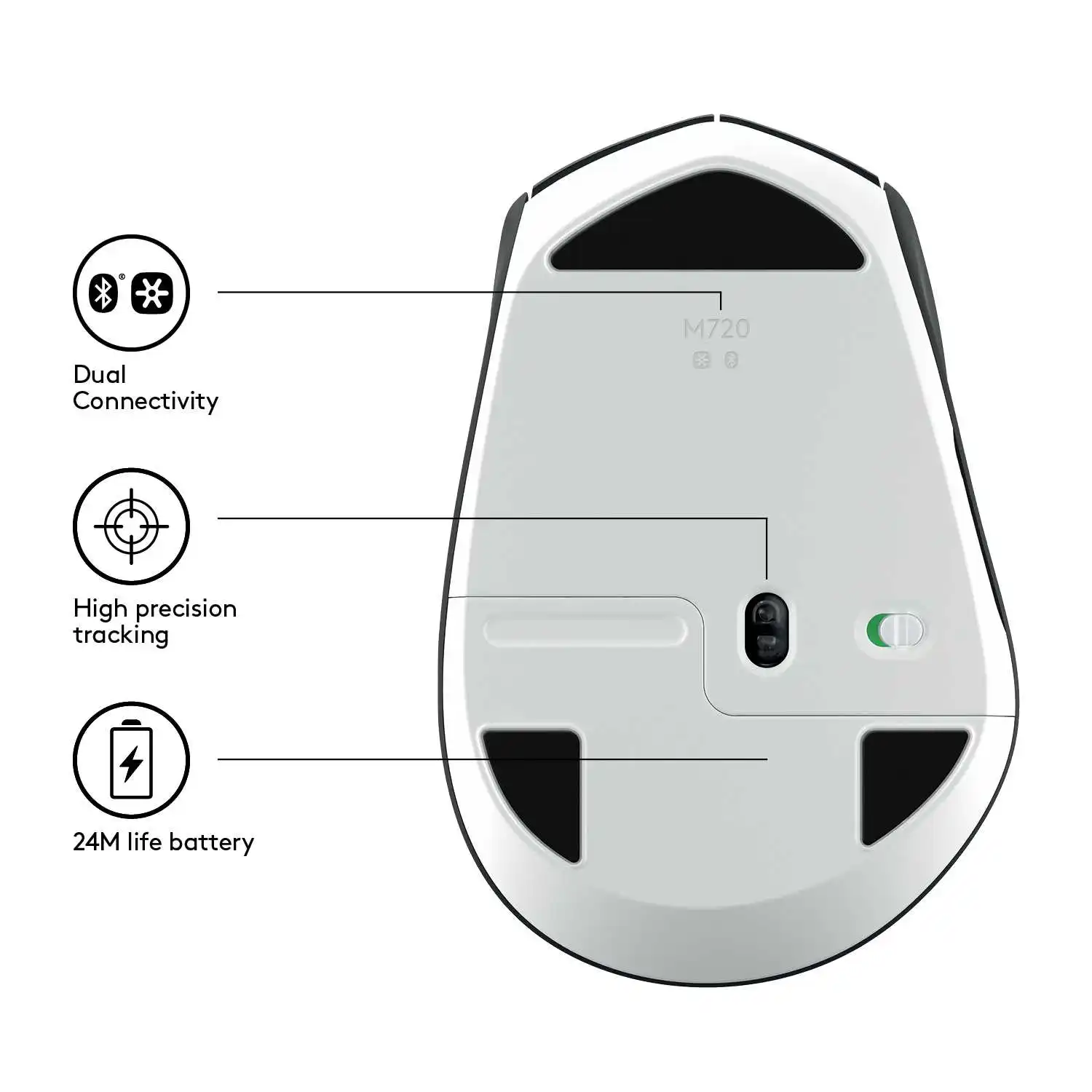 Мышь Logitech беспроводная M720 Triathlon Mouse | Компьютеры и офис