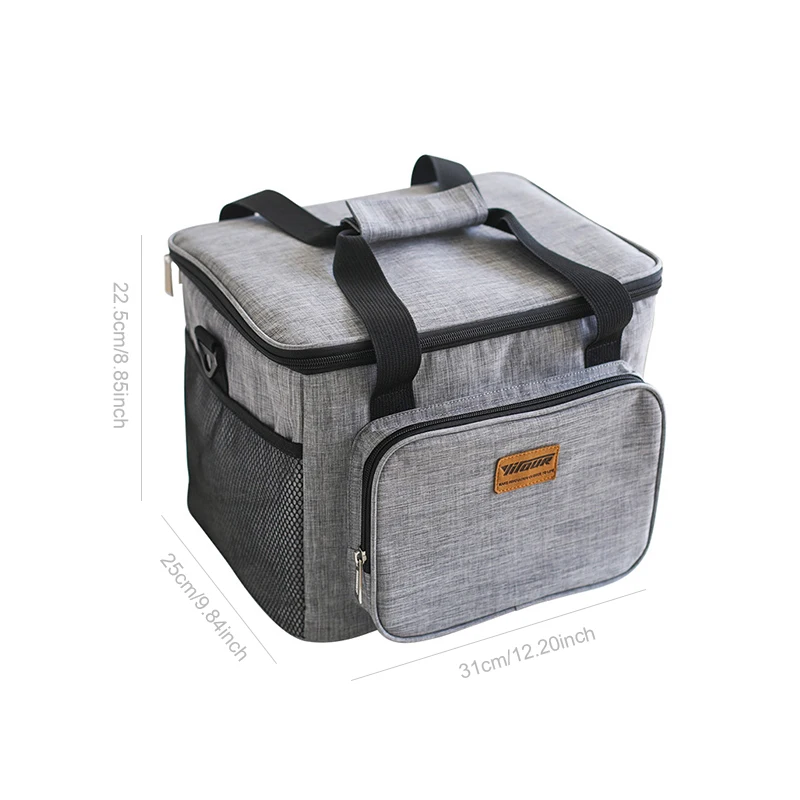 Портативный Термосумка холодильник для пикника еды напитков свежих органайзер