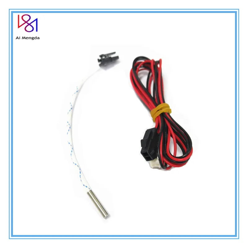 Кабель датчика температуры PT100 до 400 градусов разъем Molex для 3D принтера Prusa i3 Ultimaker 2