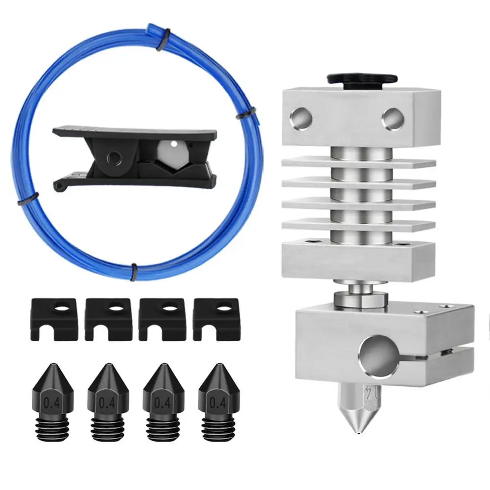 

Extruder Nozzle 4PCS Upgrade 3d Printer Extruder Hotend Kit 0.4MM Hardened Steel Nozzles Metal Extruder Nozzle For Makerbot C