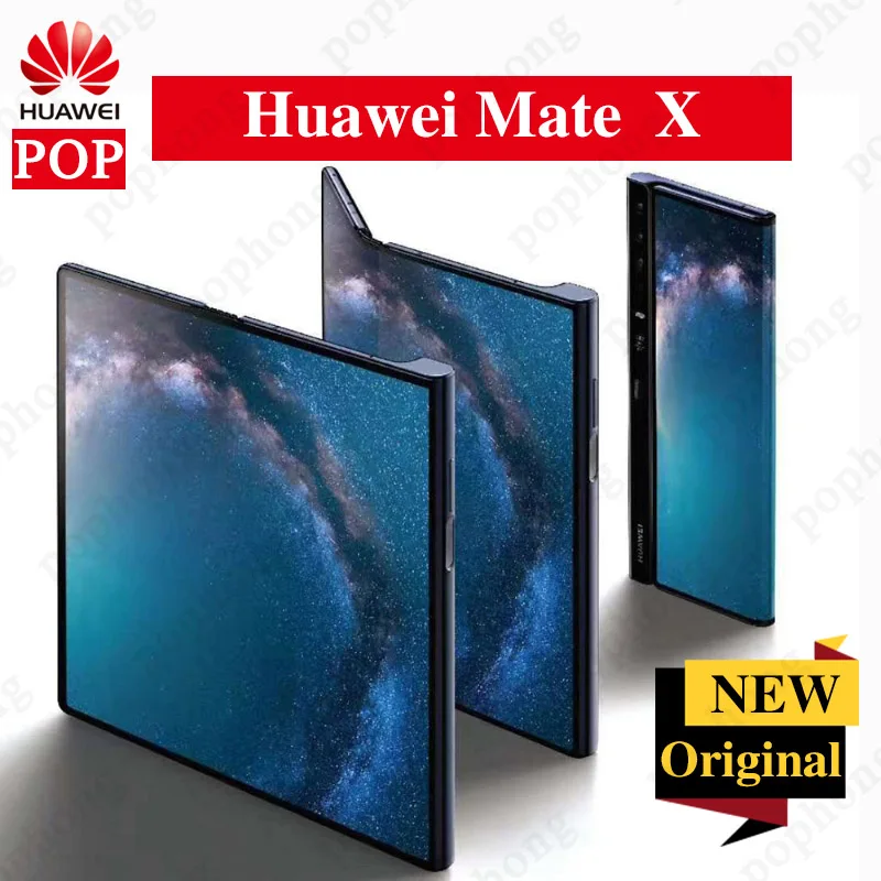 huawei mate X, сложенный экран, 5G, мобильный телефон Kirin 980 Balong 5000, Android 9,0, 8 Гб ram, 512 ГБ rom, NFC, МП, отпечаток пальца