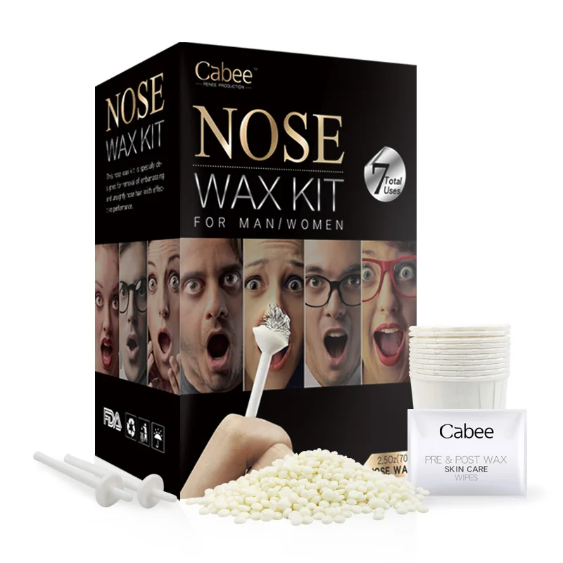 

Nose Hair Removal Scream Set No Strip Depilatory Cleaning Hard Beads Wax Pellet Hair Removal Beeswax Artifact Trimming