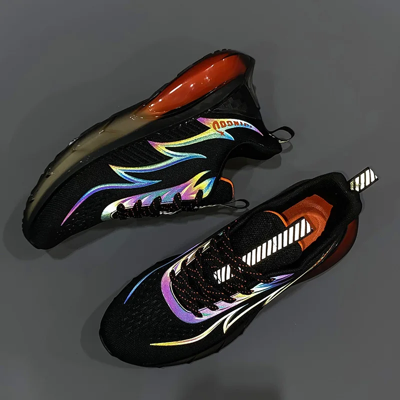 LEYW Новинка спортивная обувь Laser Повседневная дышащая сетчатая с градиентом