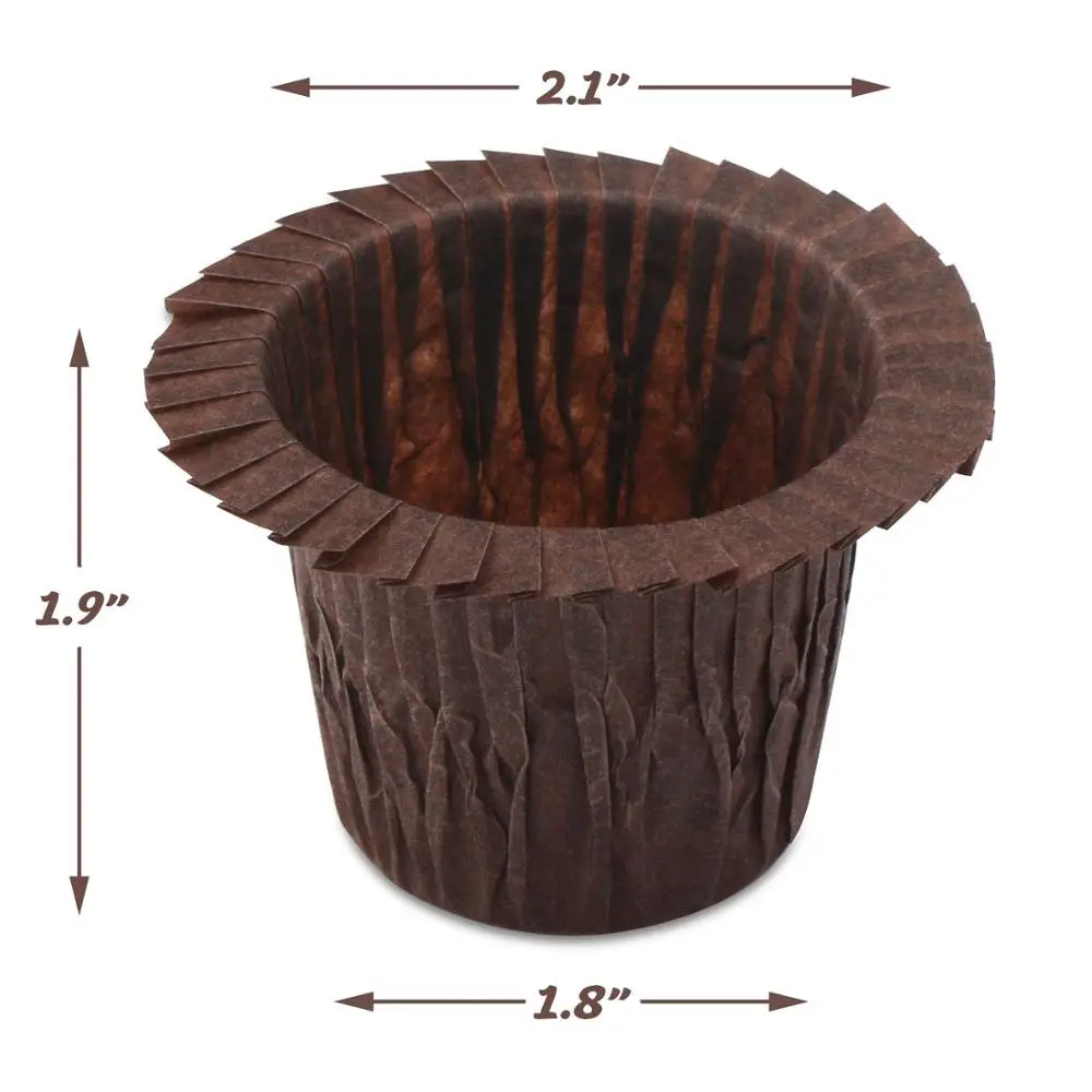 100 шт./упак. кекс выпечки чашки Бумага Формы для кексов вкладыши высокого фланец