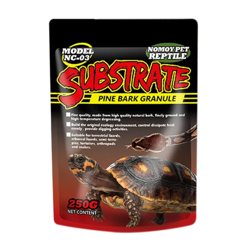 

Reptile Bark Chips Pine Bark High Temperature Degreasing Processed Warm Moisture Substrate for Tortoise Snake Lizard