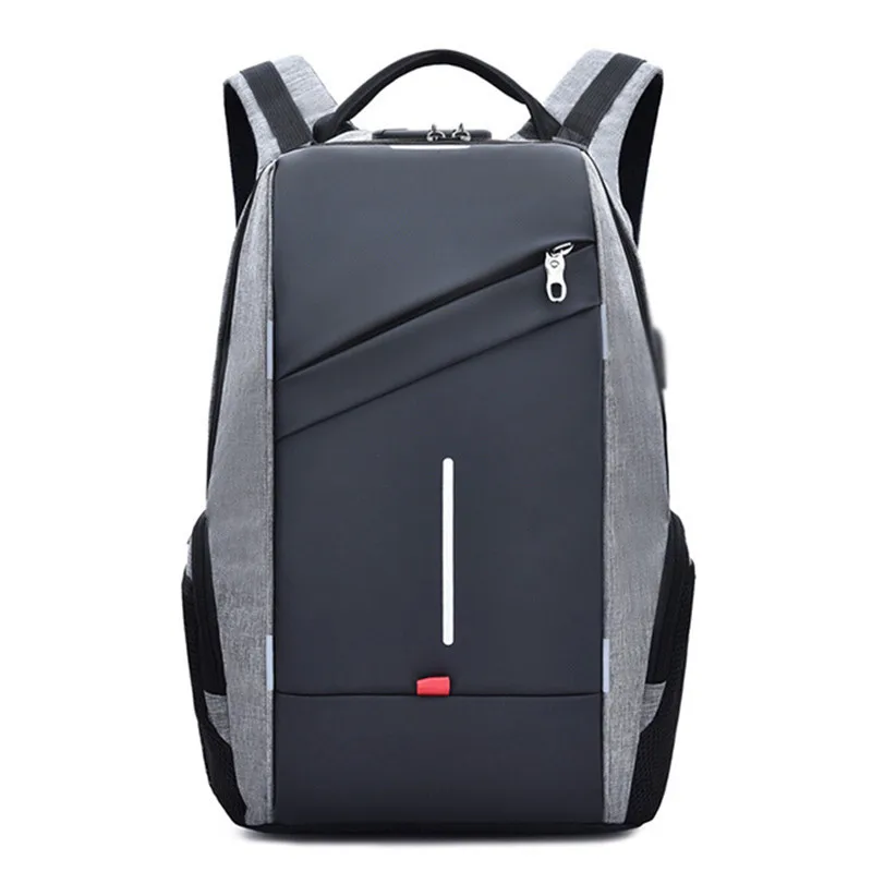 Школьный ранец с защитой от кражи для мужчин и женщин рюкзак ноутбука USB зарядкой