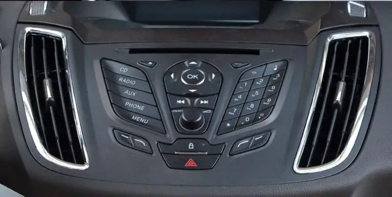 Для FORD ESCAPE KUGA 2013 2014 2015 2016 2017 2018 хромированная крышка для приборной панели с