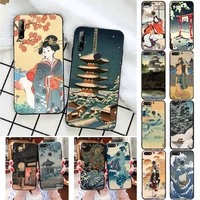 toplbpcs ukiyo e japanese style art phone case for huawei honor 7a 7c 8 8x 9 10 20lite fundas coque for honor 10i 20i capa