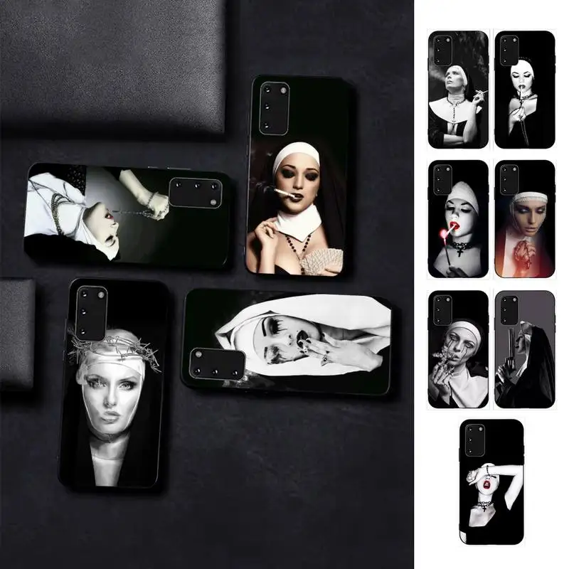 

Sister Style Nun Phone Case for Samsung S10 21 20 9 8 plus lite S20 UlTRA 7edge