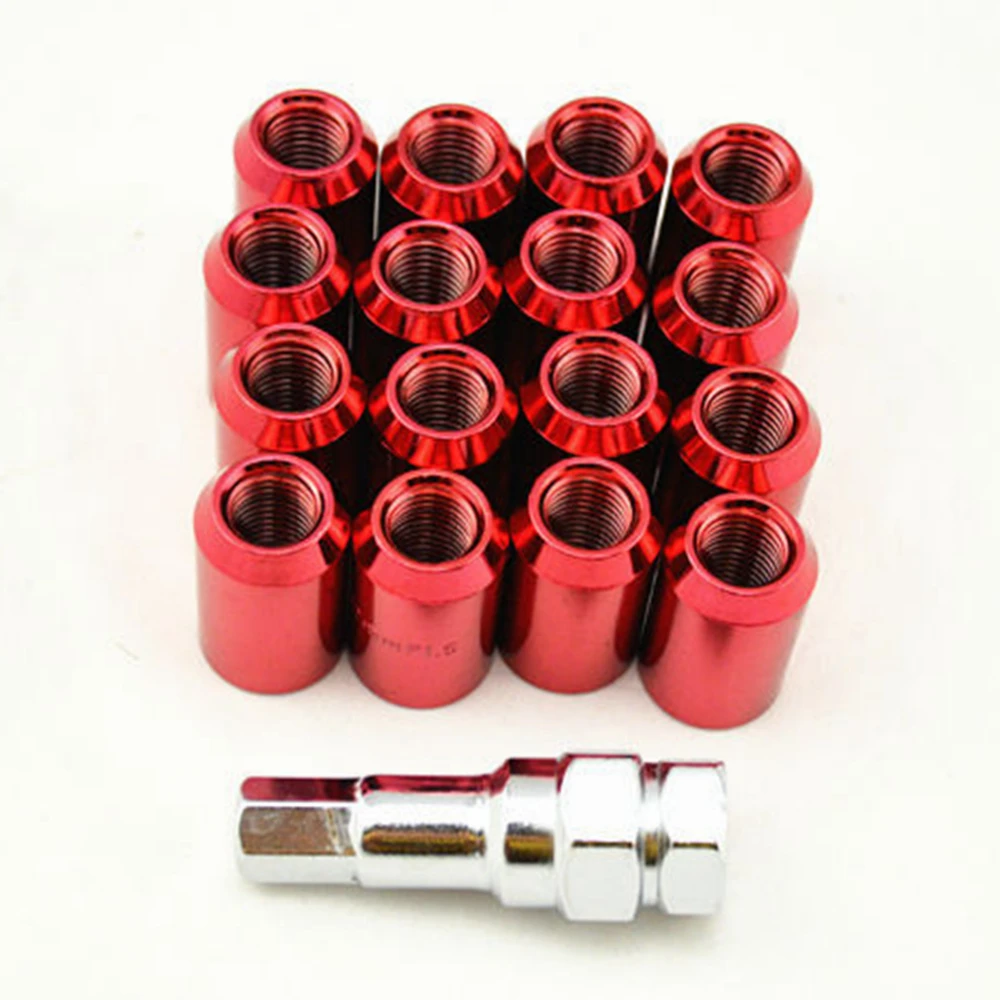 Набор гаек 12x1,5 мм, 16 шт., винт красный