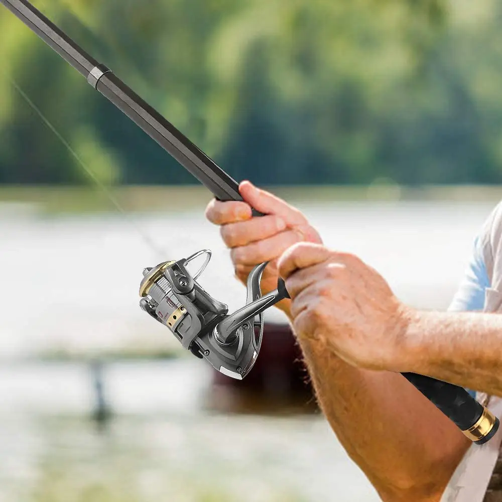 

Fishing Rod Reel Combo Full Kit Telescopic Sea Pole Set Spinning Reel Line Lures Hooks and Fishing Carrier Bag for Kids Adults