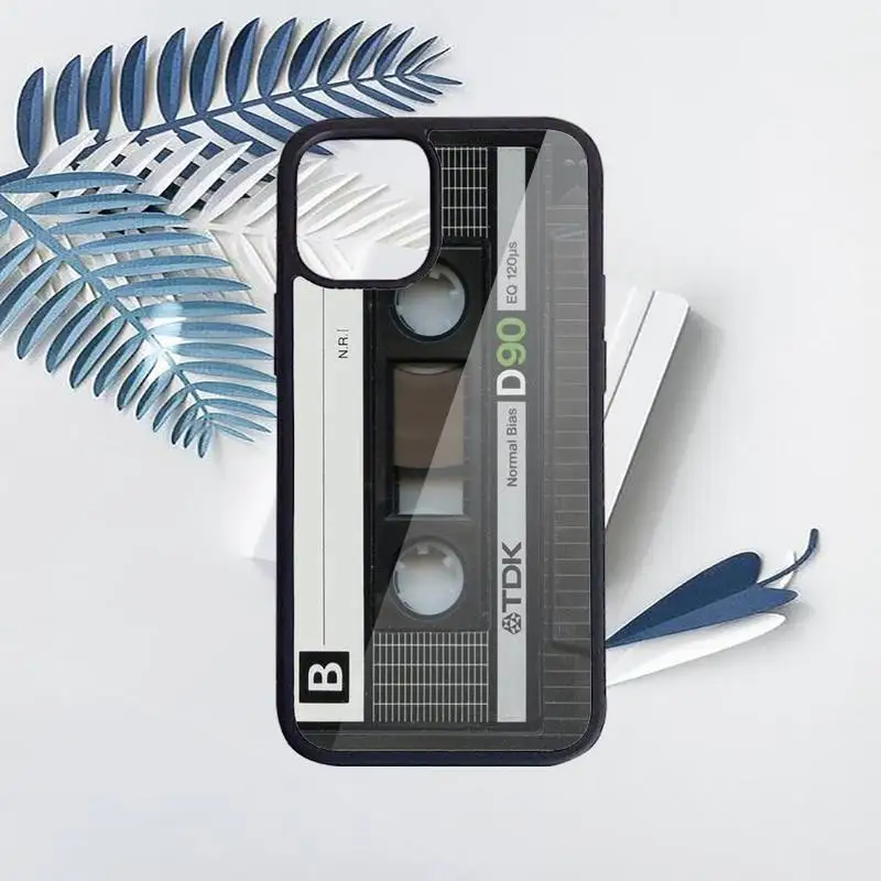 

Classical Old Cassette tape Phone Case for iPhone 11 12 pro XS MAX 8 7 6 6S Plus X 5S SE 2020 XR Hard PC
