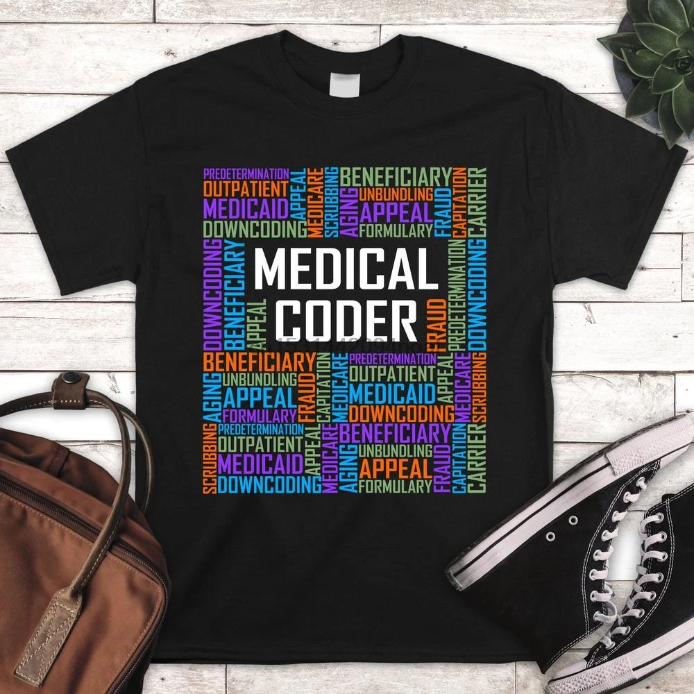Медицинская кодер рубашка медицинская слова футболка подарок майка Свитшот
