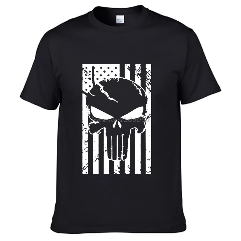 Футболка мужская с принтом снайпера Криса Кайла модная Повседневная рубашка