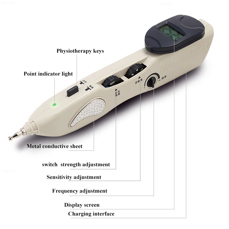 Электронный акупунктурный инструмент для точечного массажа оборудования