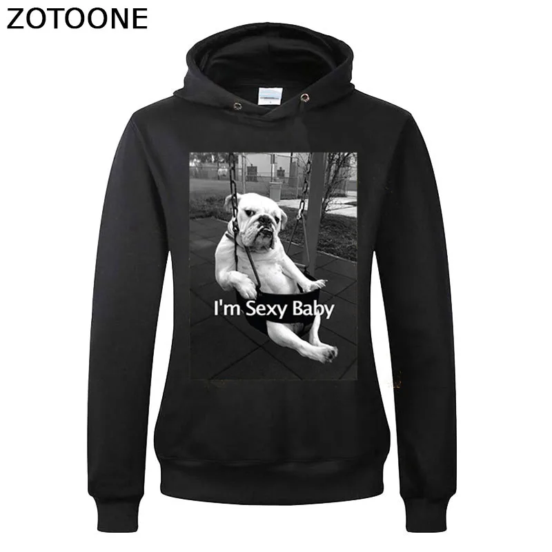 ZOTOONE крутой секс искусственная кожа для одежды мультяшный мопс термоклейкие