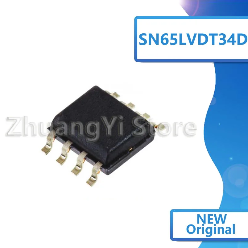 5 шт./лот SN65LVDT34D 65LVDT34D SOIC-8 приемник абсолютно новый оригинальный | Электронные