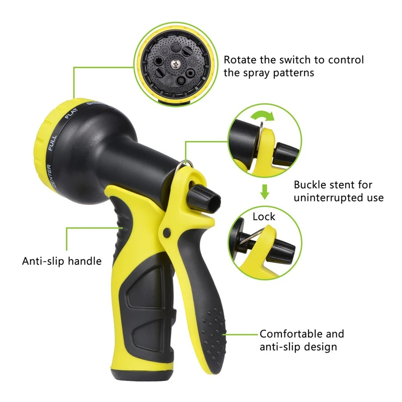 Садовые шланги высокого давления 25-100 футов расширяемый гибкий спрей для тяжелых