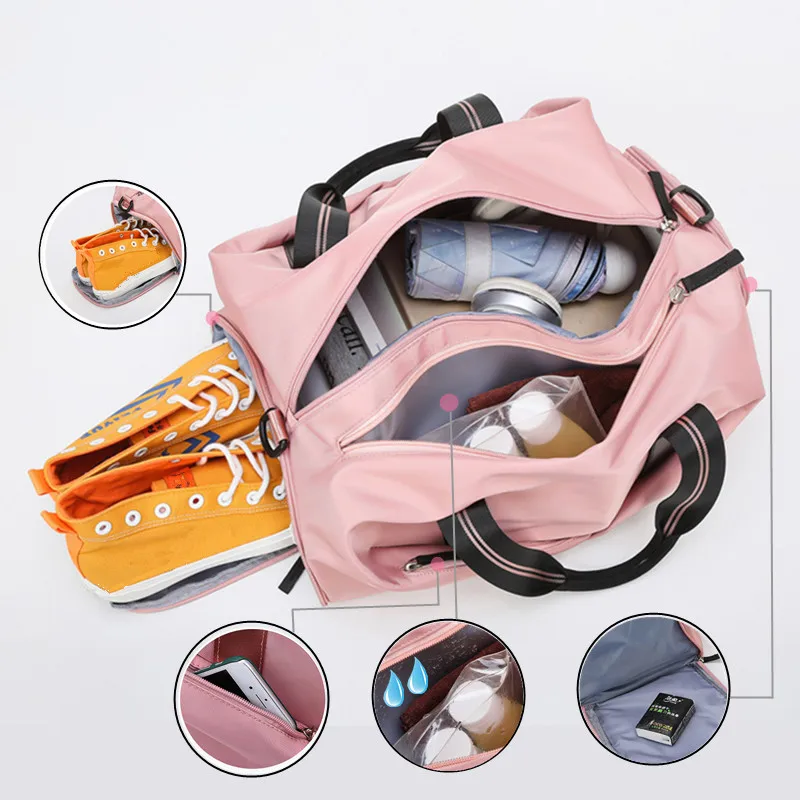 Waterproof Dry Swimming Pool Women's Beach Handbags Watertight Gym Swimsuit Storage Shoulder Bag For Men Trekking Tourism Sports | Спорт и