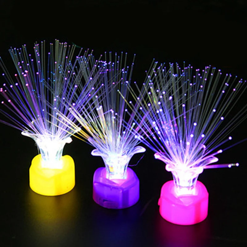 Фон с рождественской елью Мини Красочный светодиодный Ночной светильник