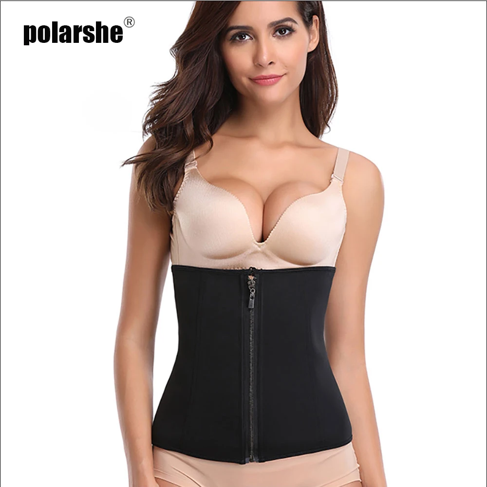 

Waist trainer Neoprene Sweat Body Shaper Abdominal Trainer Corset Fat Burning Girdles Tummy Control Shapewear Straps Body Shaper